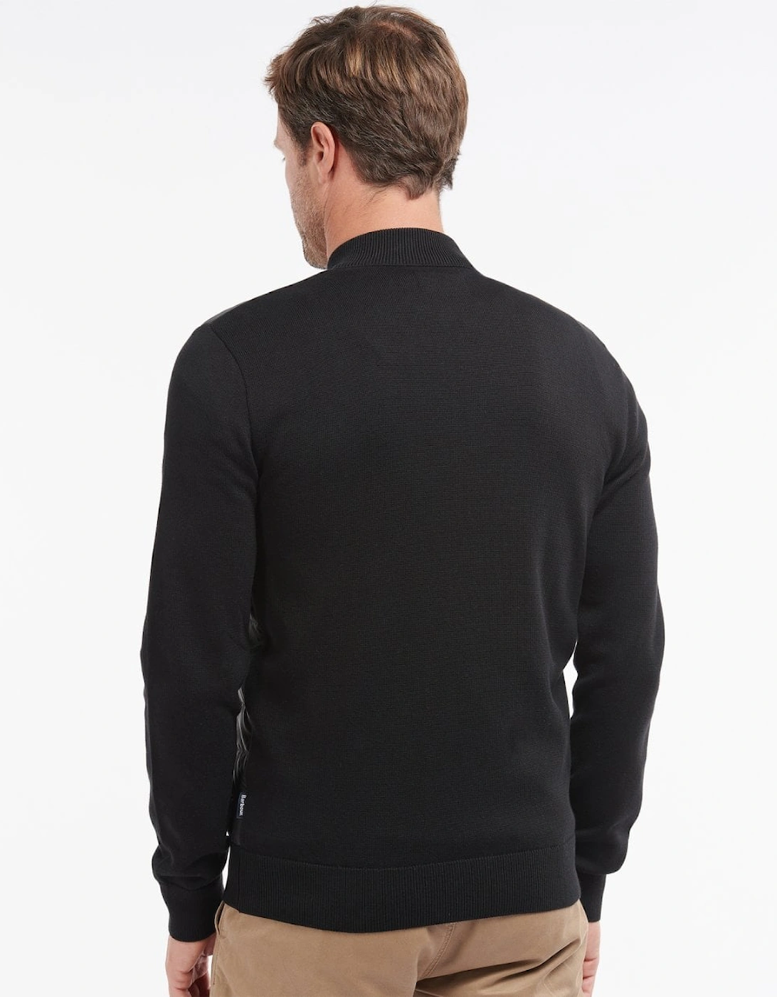 Carn Baffle Mens Zip Through Sweater