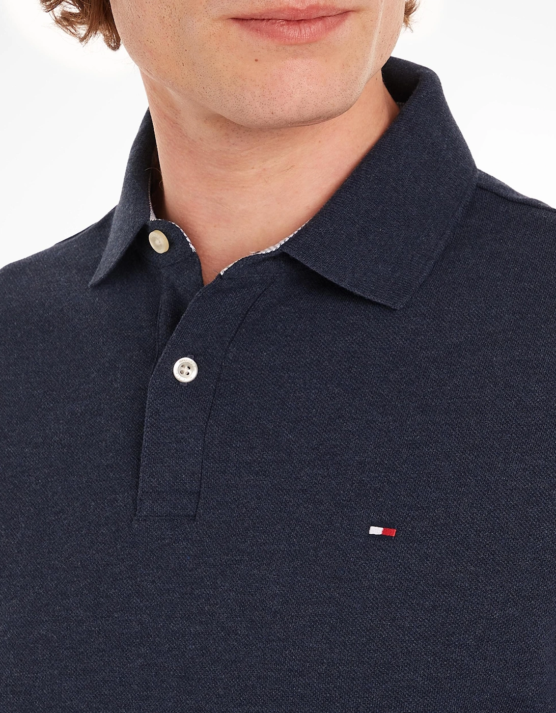 1985 Regular Long Sleeve Mens Polo Shirt