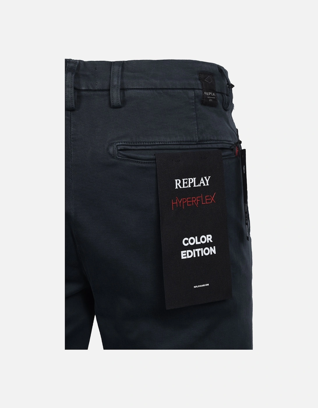 Benni Cotton Trouser Petrol Blue, 5 of 4