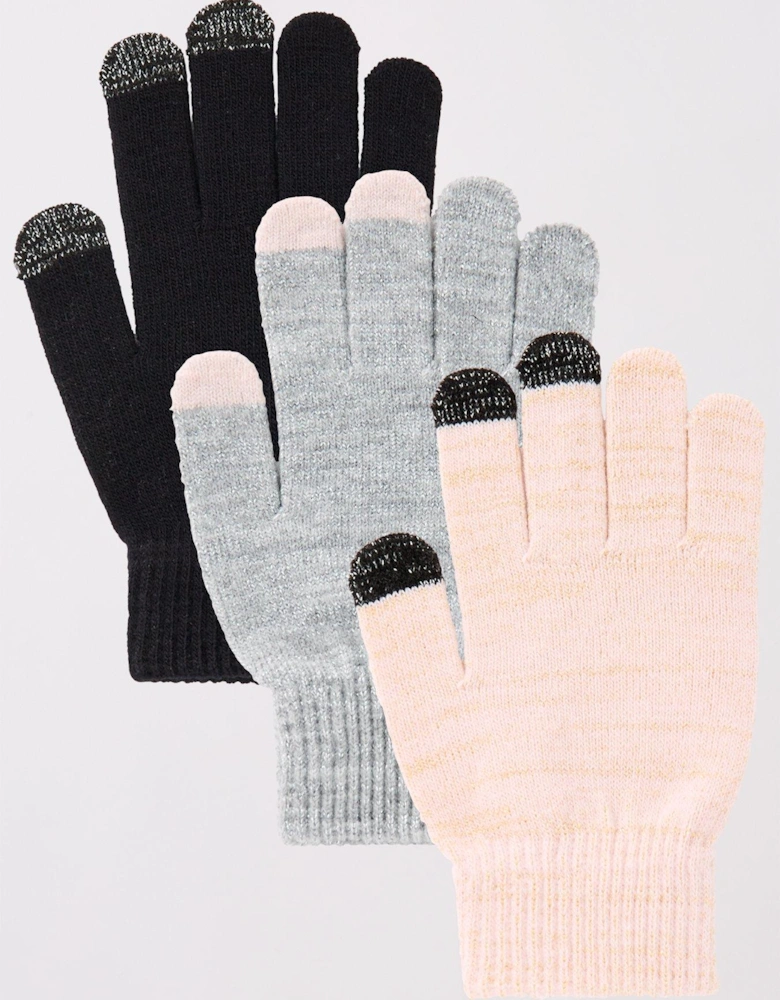 3pk Girls Magic Gloves