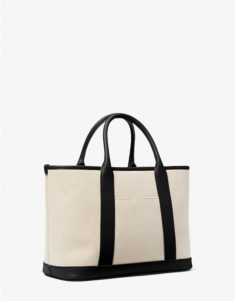 Luisa Medium Cotton Canvas Satchel