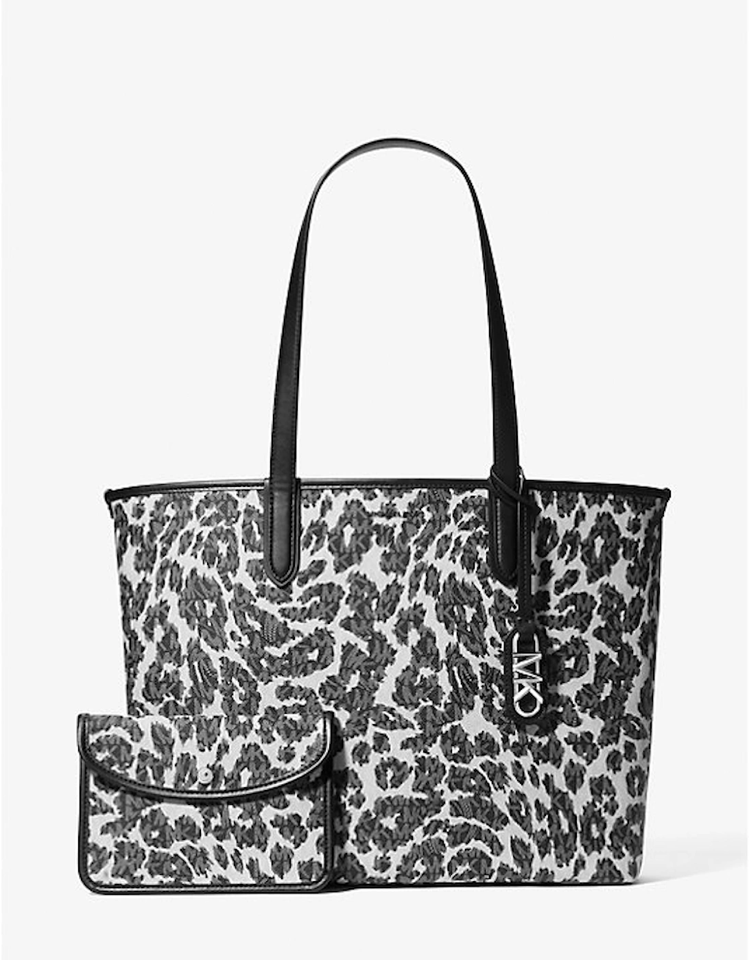 Eliza Extra-Large Leopard Logo Tote Bag