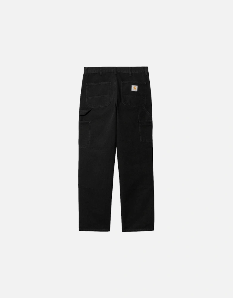 Double Knee Pant Black Aged Canvas