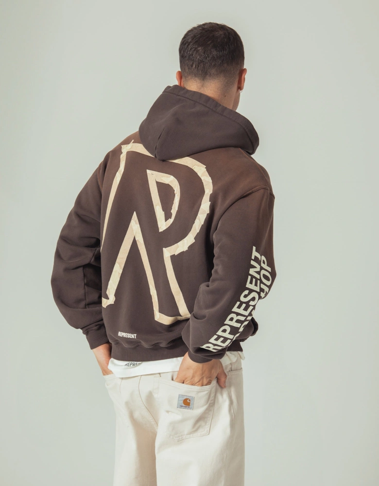 Masking Tape Initial Hoodie