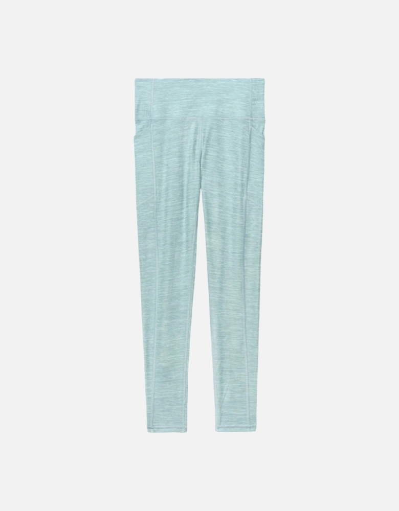 Victoria Secret Womens Leggings High Rise Ladies Opal Blue Gym Sports Trousers