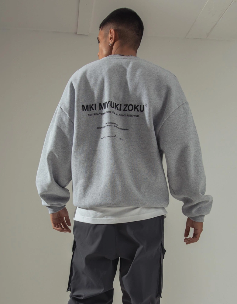 Oversized Fit Design Studio Crewneck Sweatshirt