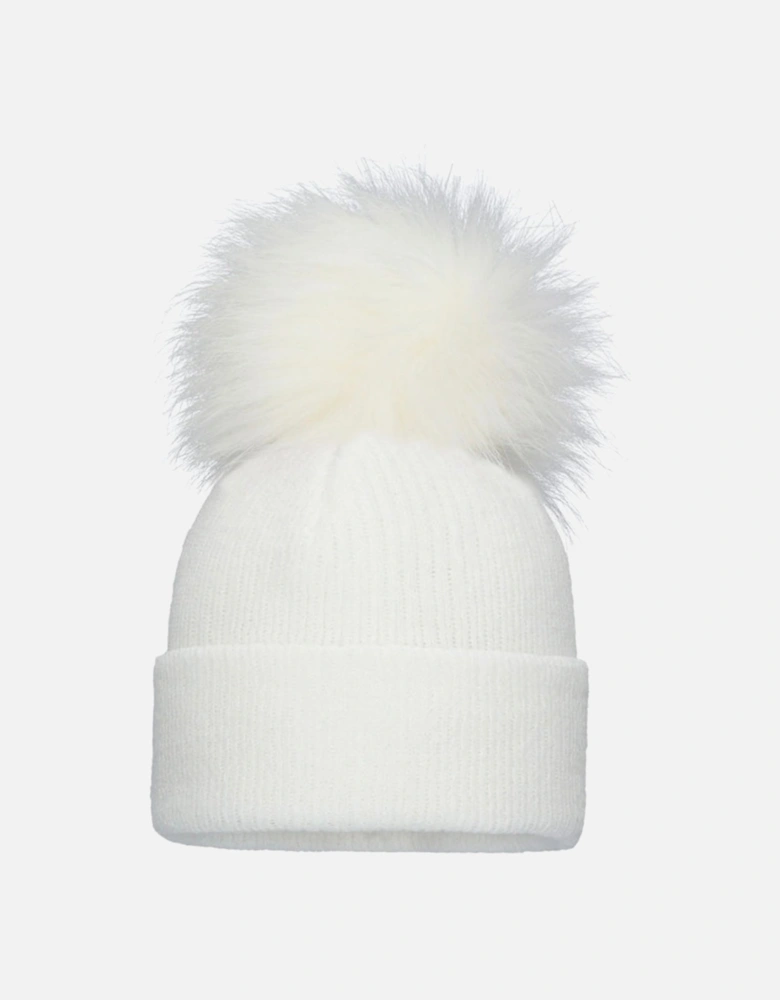 White Pom Hat