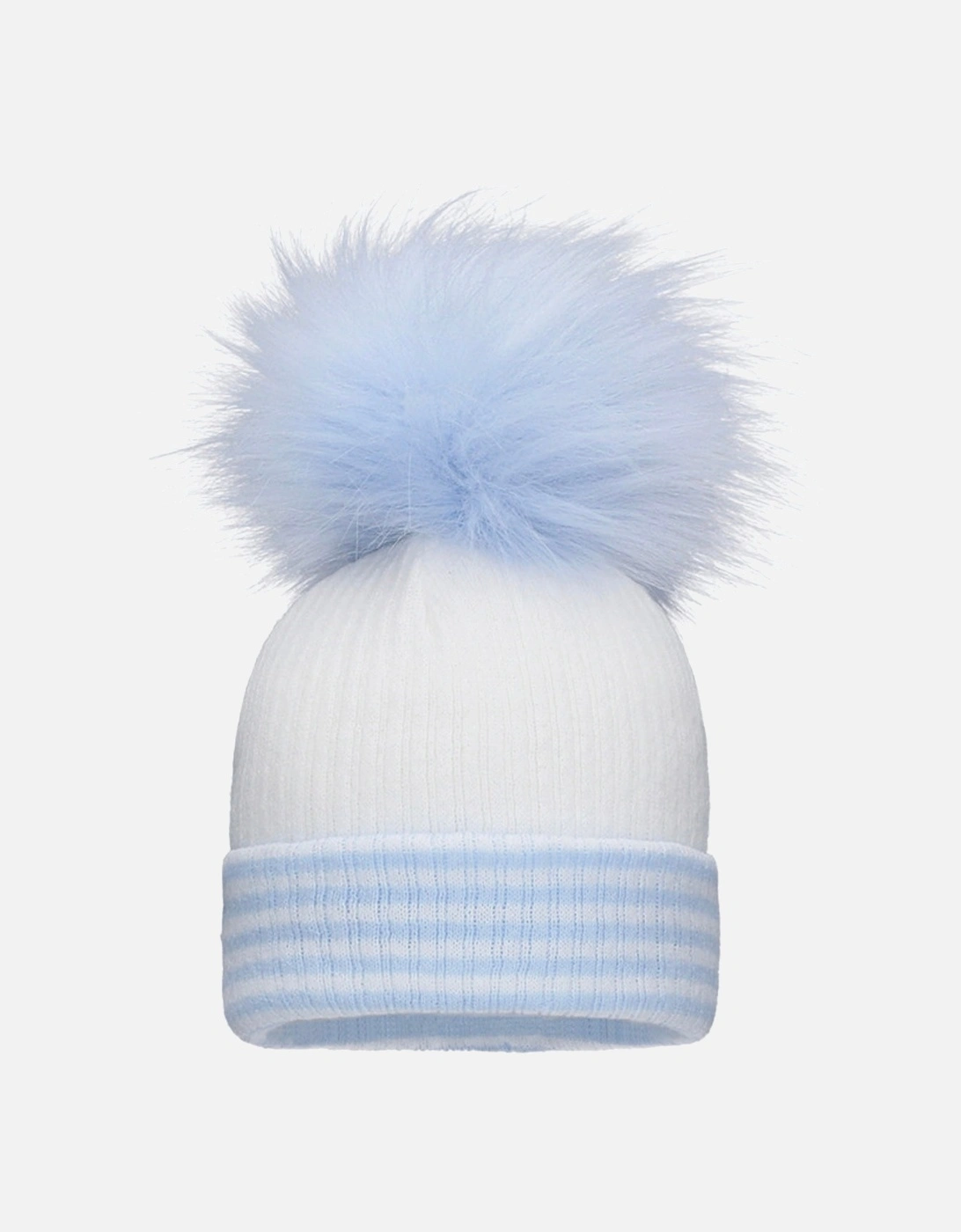 Blue Stripe Pom Hat, 2 of 1