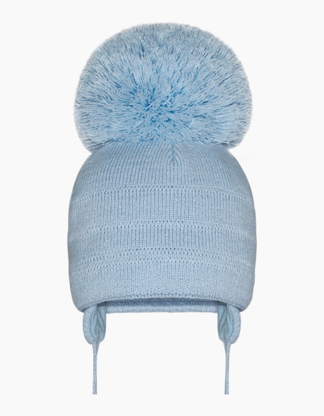 Baby Boy's Boys Blue Mega Pom Hat - Size: 6-9 months/9-12 months