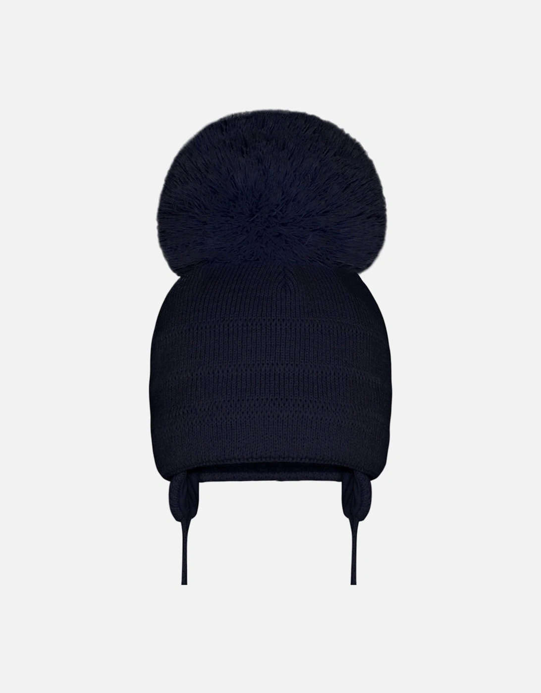 Navy Mega Pom Hat, 2 of 1