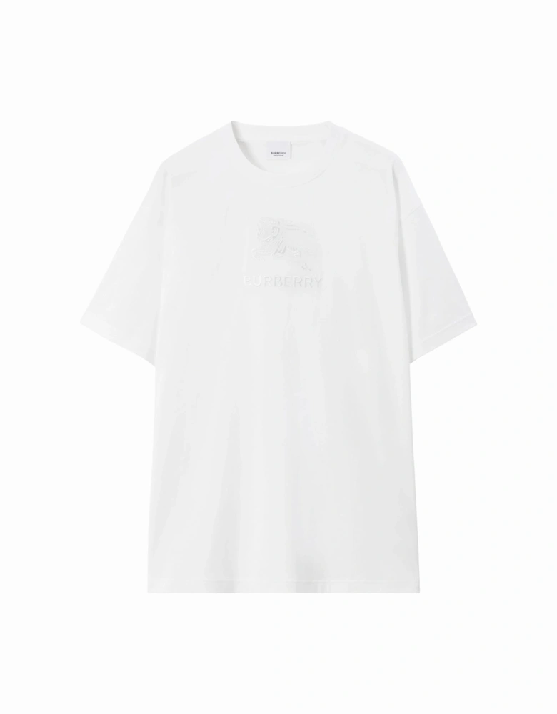 EKD Logo Embroidered T-Shirt in White