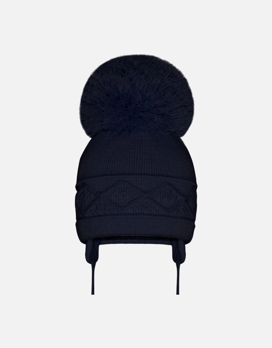 Navy Mega Pom Hat, 2 of 1