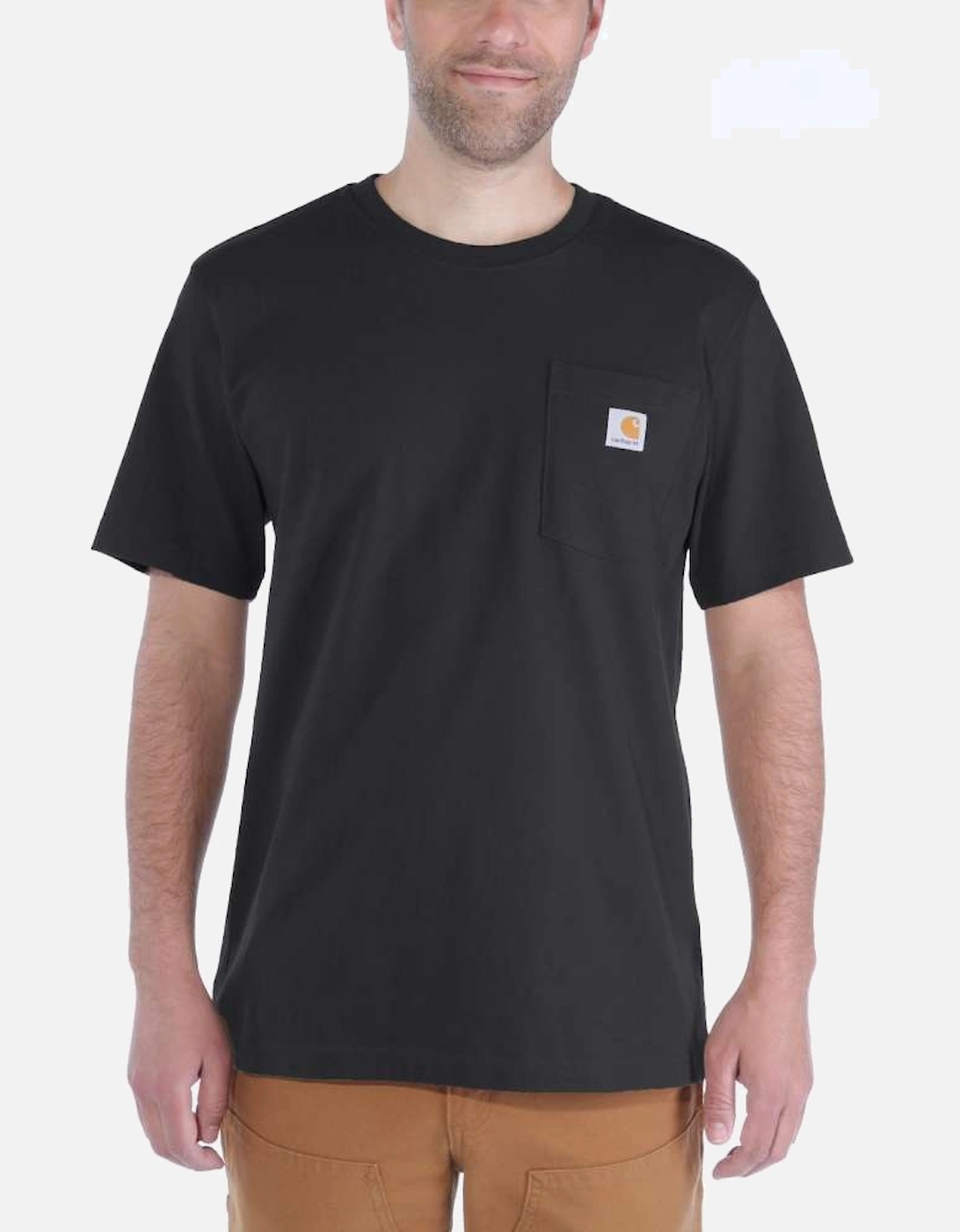 Carhartt Mens Work Pocket Short Sleeve Cotton T Shirt Tee, 3 of 2