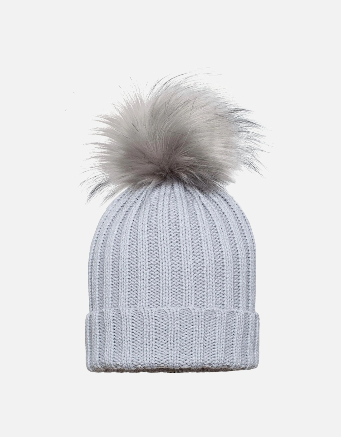 Baby Boy's Boys Grey Pom Hat - Size: 6-9 months/9-12 months
