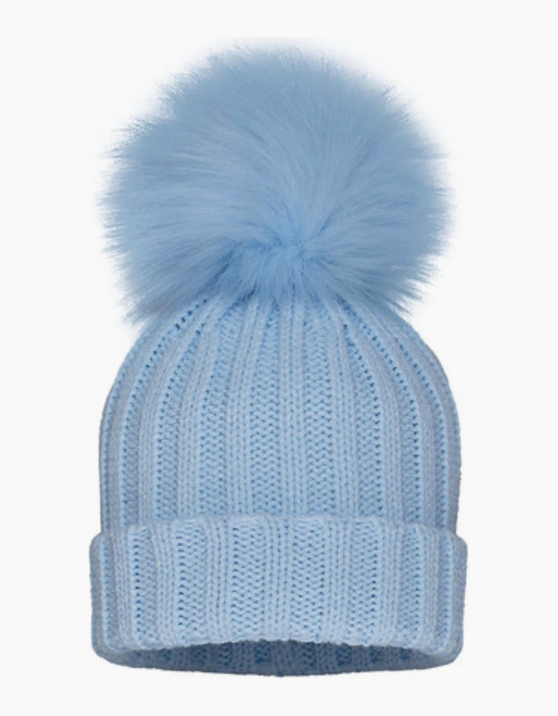 Boys Blue Pom Hat - Size: 18-24 months