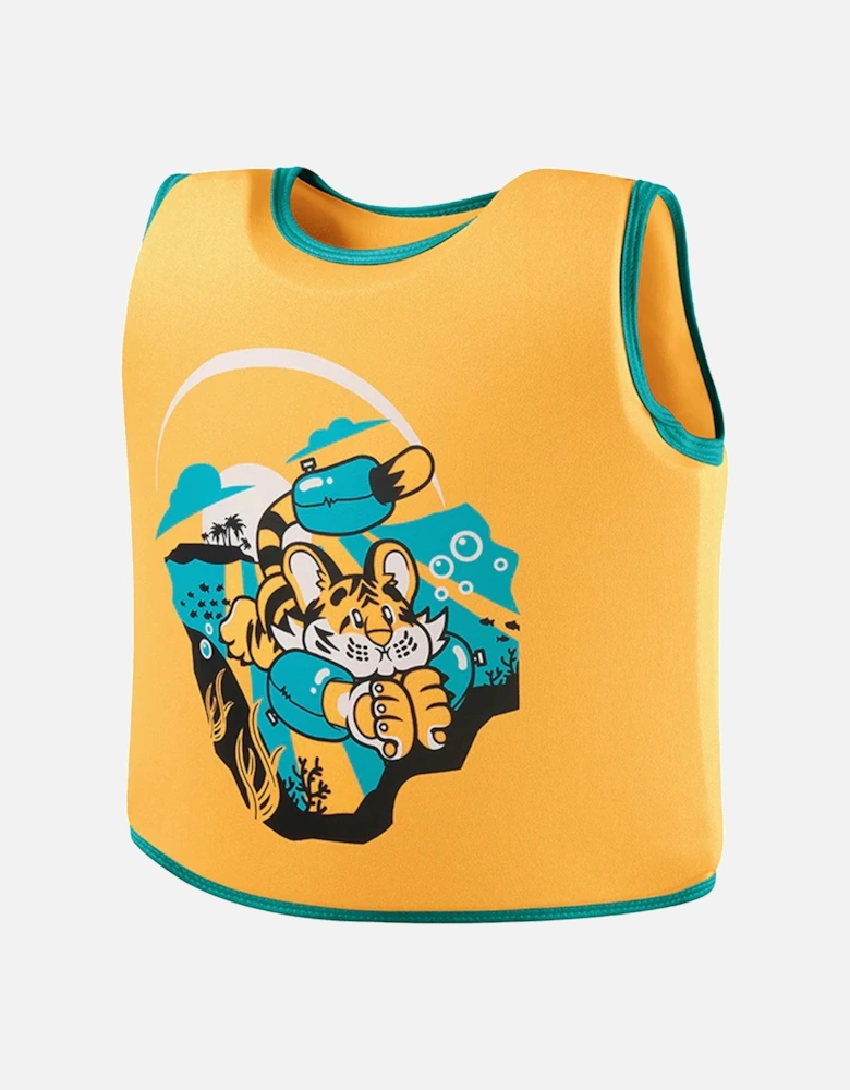 Childrens/Kids Sea Squad Tiger Swim Vest