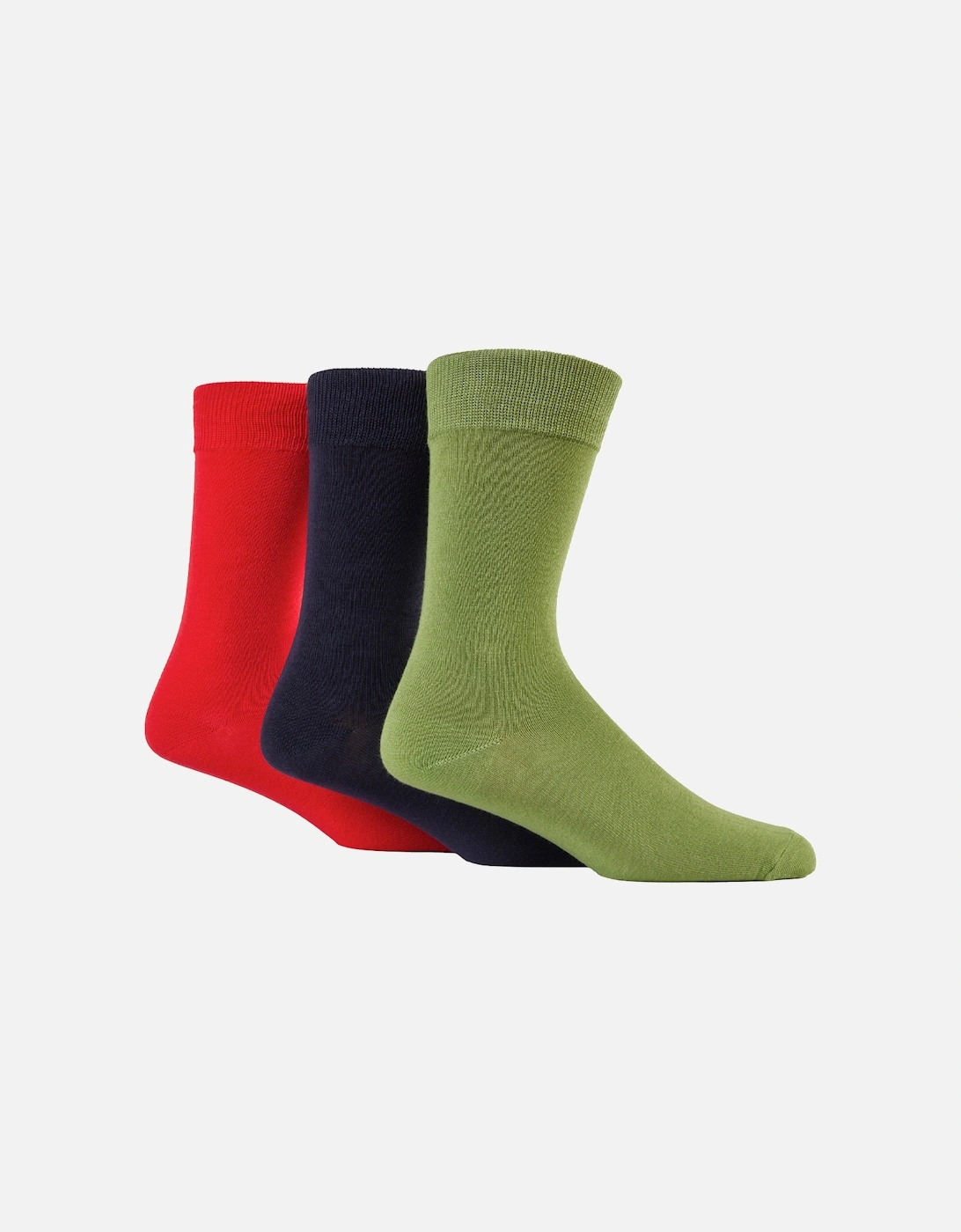 3 PAIR MENS BAMBOO PLAIN SOCKS, 2 of 1