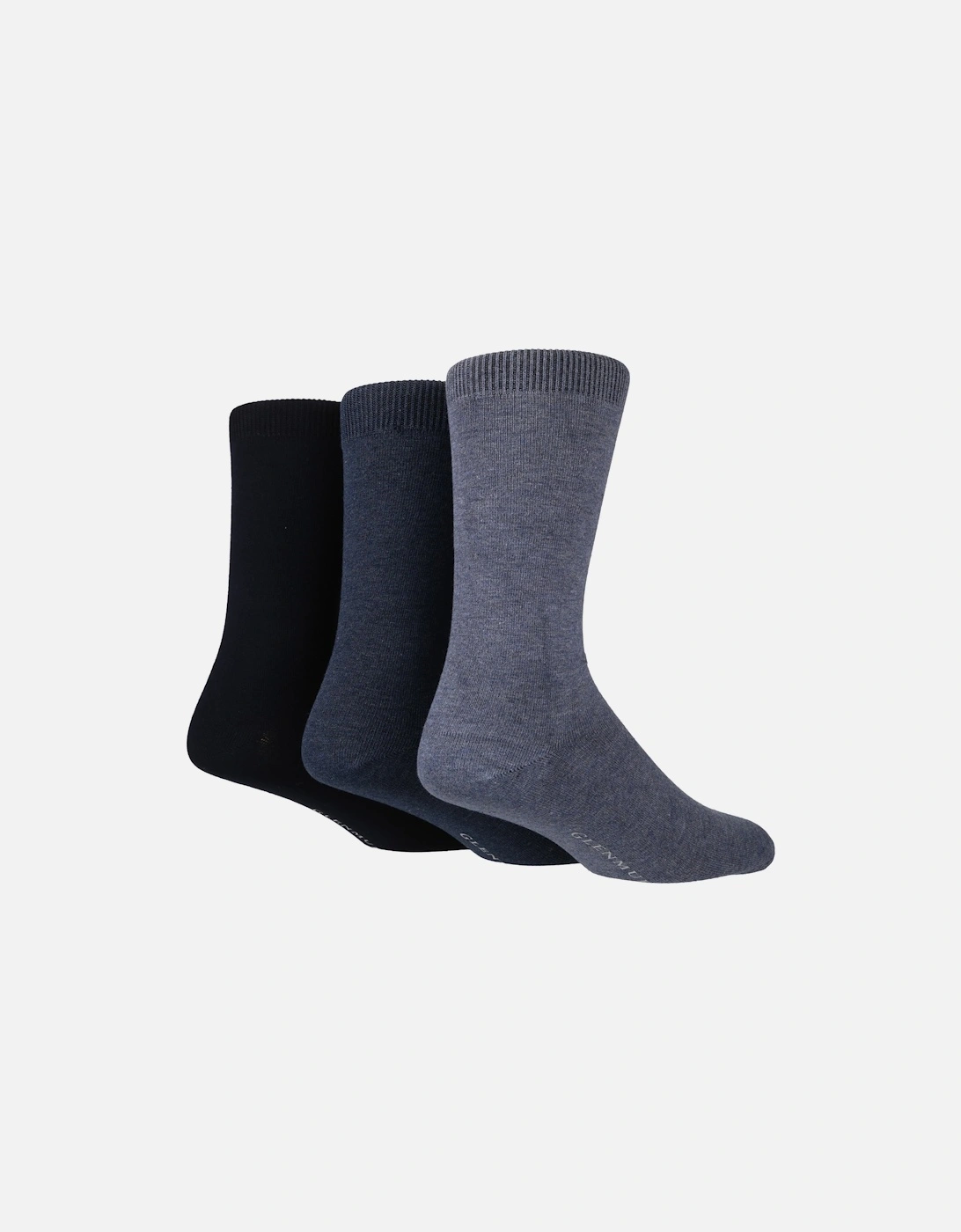 3 PAIR MENS BAMBOO PLAIN SOCKS, 2 of 1