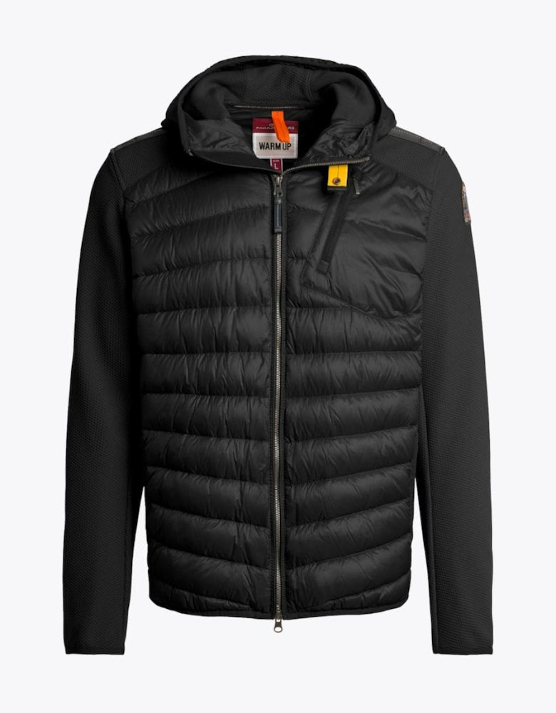 Nolan Mens Hooded Hybrid Jacket