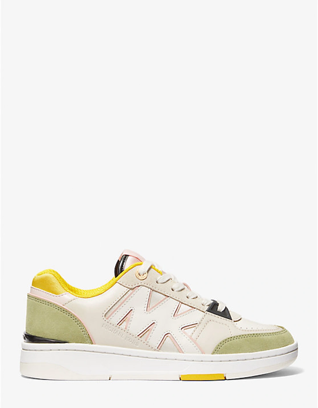 Rebel Color-Block Leather and Mesh Sneaker