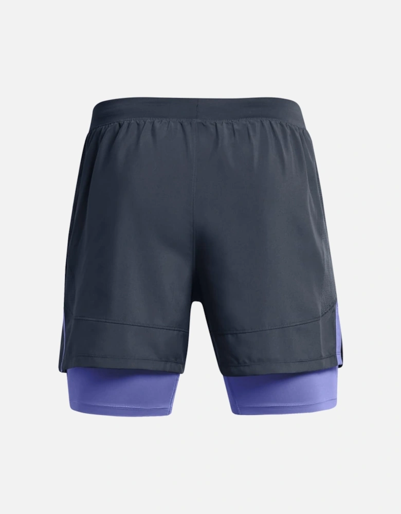 UA Launch 5 Inch 2In1 Shorts