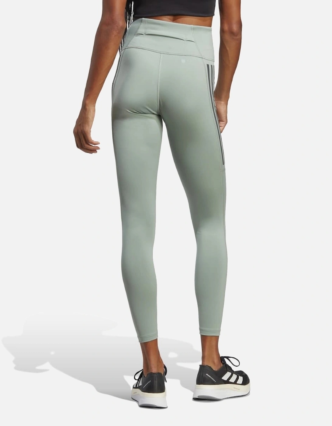 Womens Daily Run 3 Stripes 7/8 Leggings