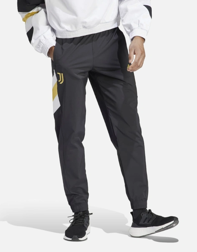 Mens Juventus Icon Woven Tracksuit Bottoms