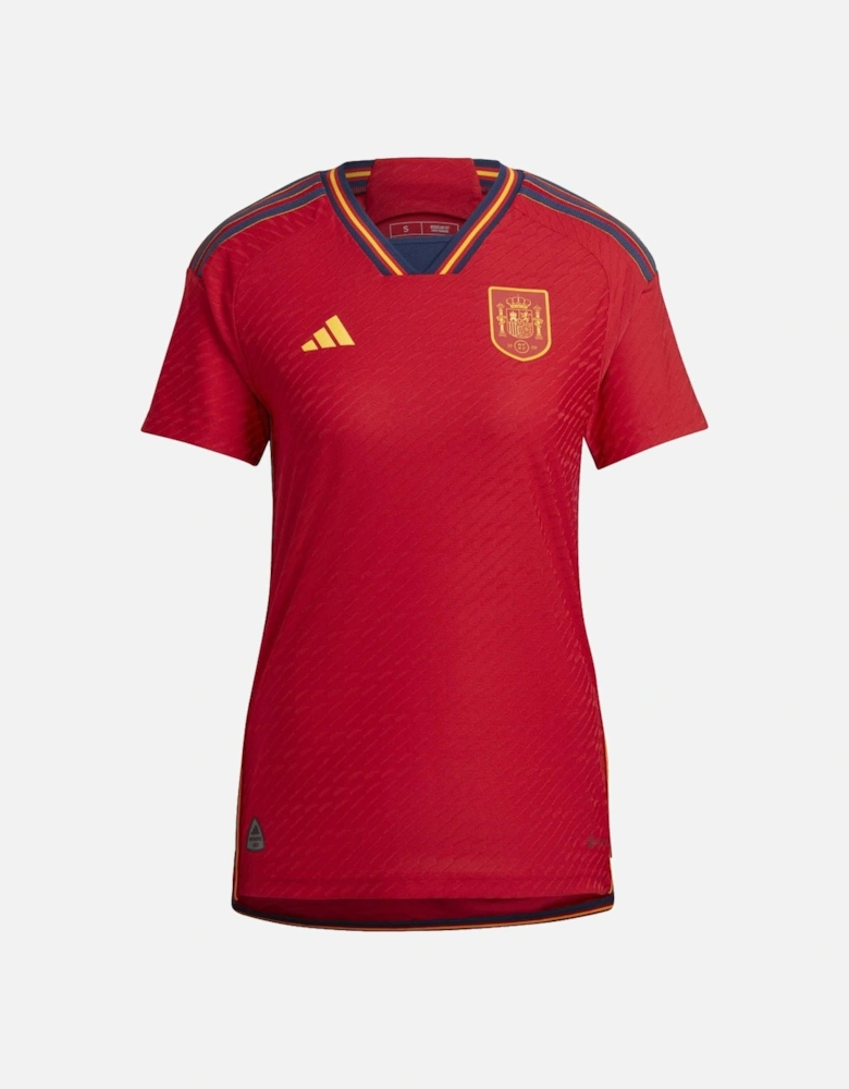 Spain Women's 22 Authentic Home Jersey