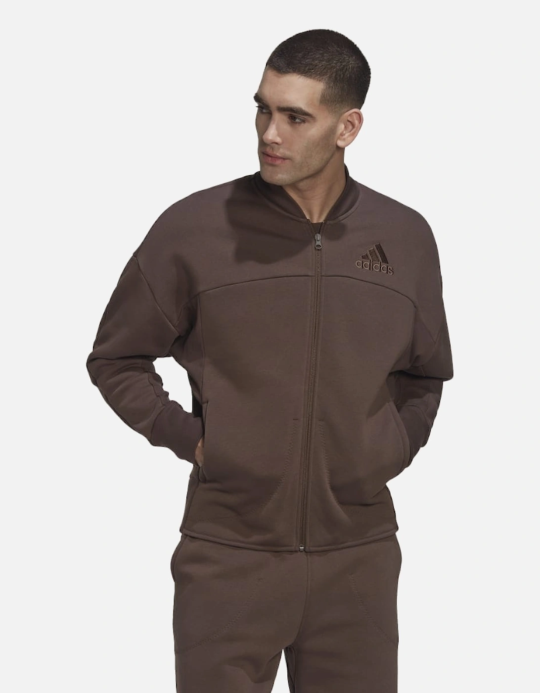 Mens Studio Lounge Fleece Track Top