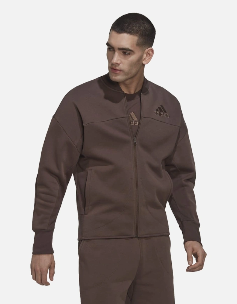 Mens Studio Lounge Fleece Track Top