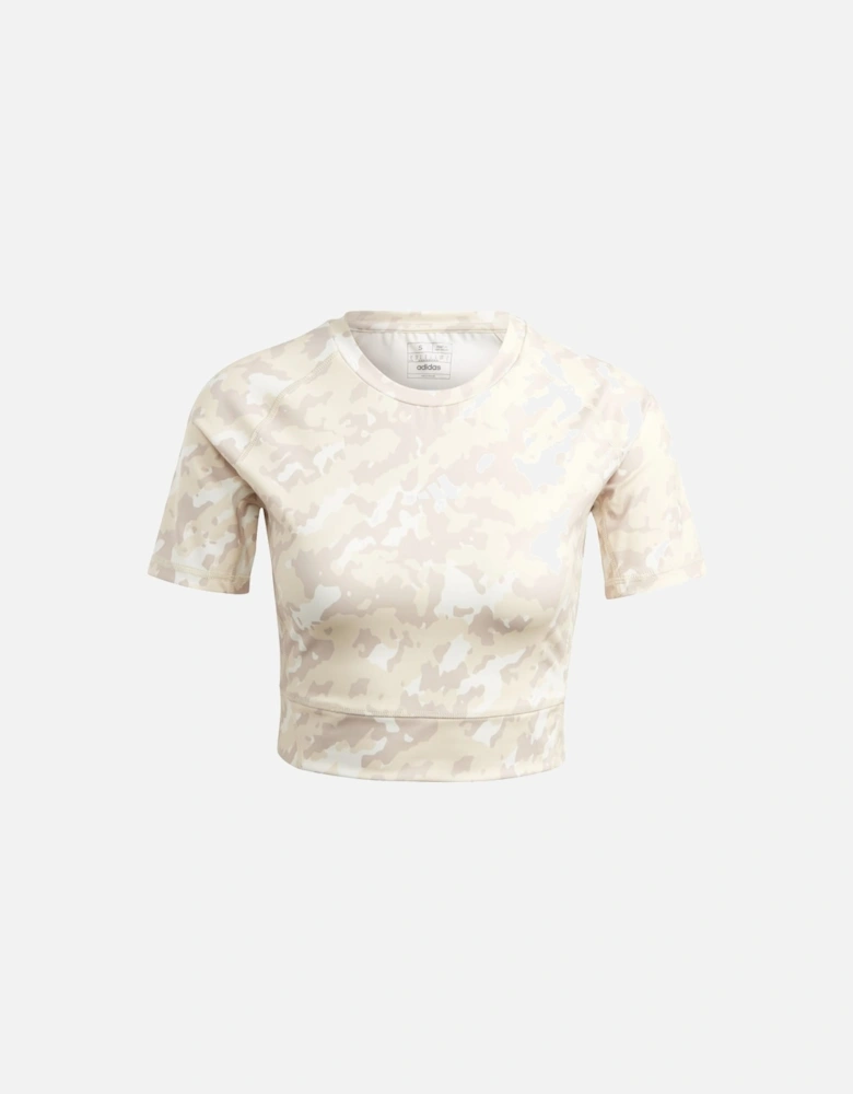 Womens Techfit Camo Print Training T-Shirt