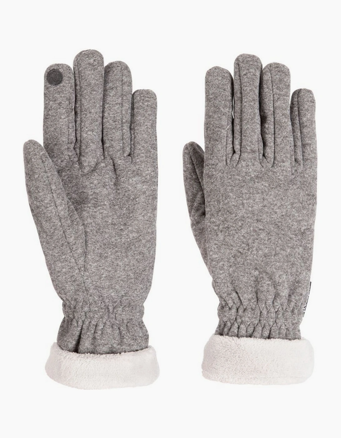 Women's Trespass Womens/Ladies Viola Gloves - Grey/Grey - Size: S-M