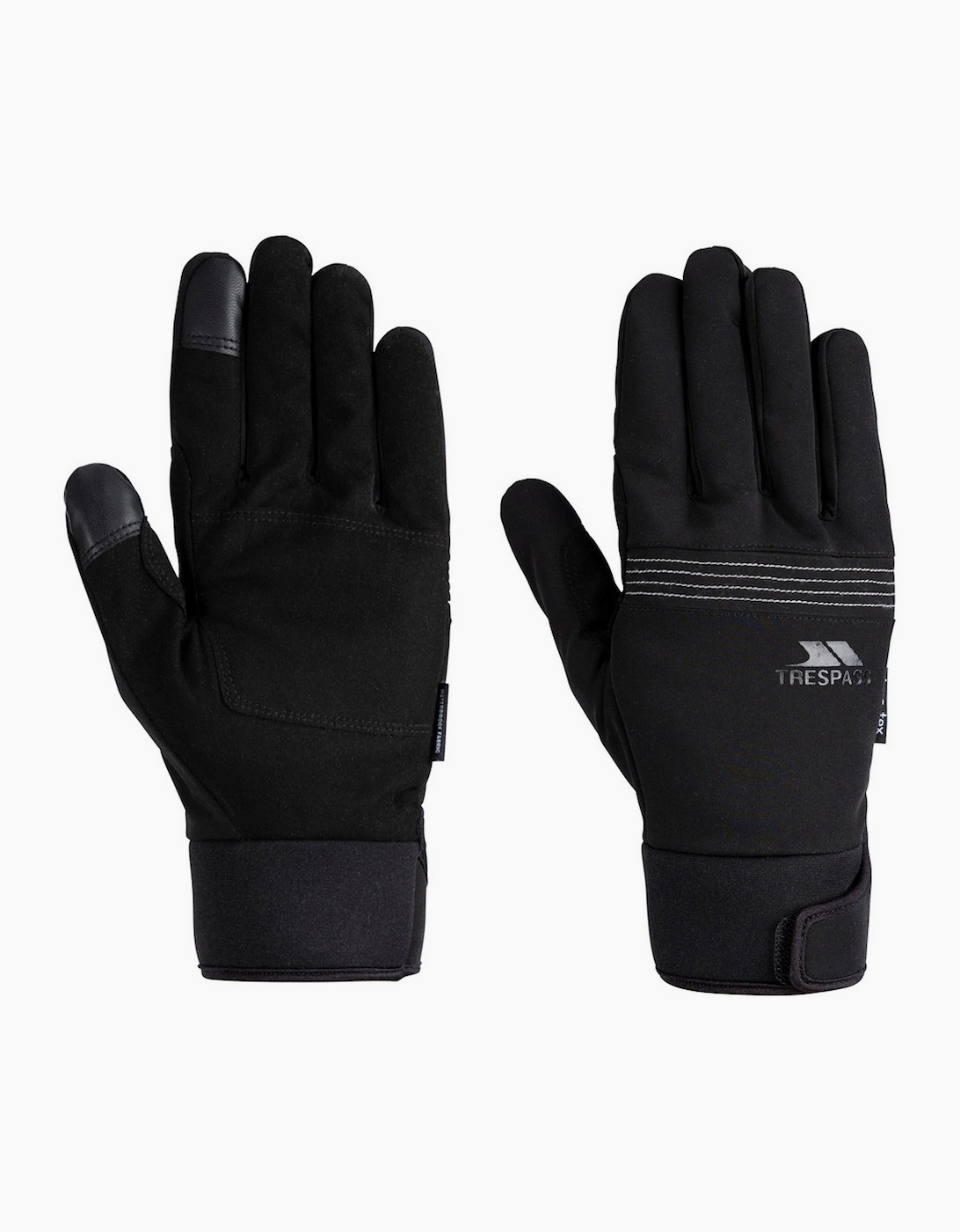 Men's Trespass Mens Cruzado X Winter Gloves - Black - Size: S