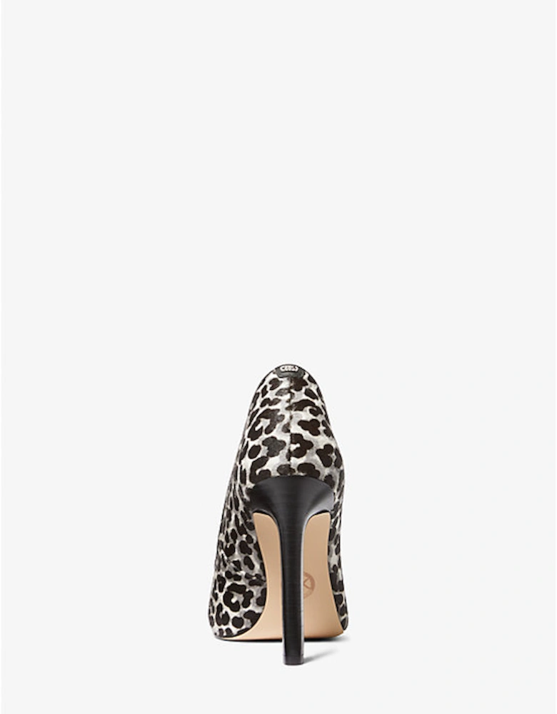 Amara Leopard Print Calf Hair Pump