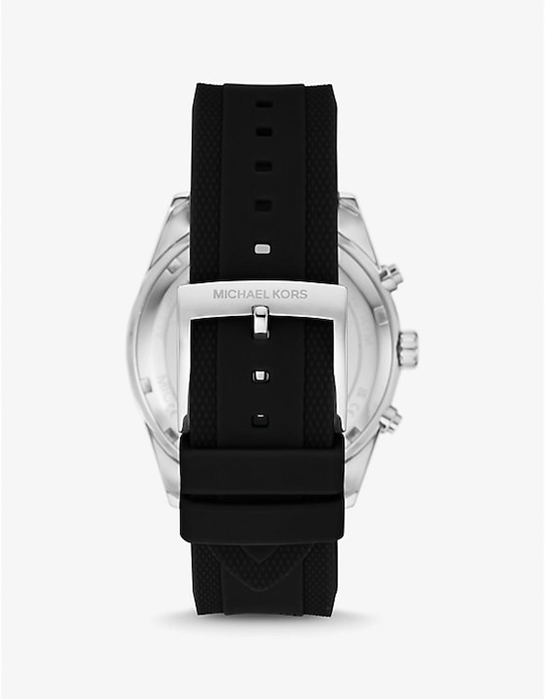 Oversized Hadyn Pavé Silver-Tone Watch