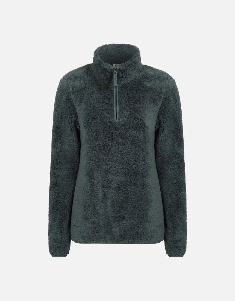 Womens/Ladies Teddy Fleece Quarter Zip Fleece Top