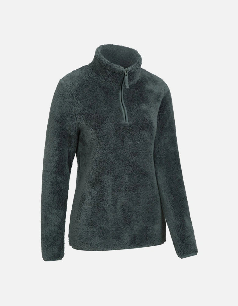 Womens/Ladies Teddy Fleece Quarter Zip Fleece Top