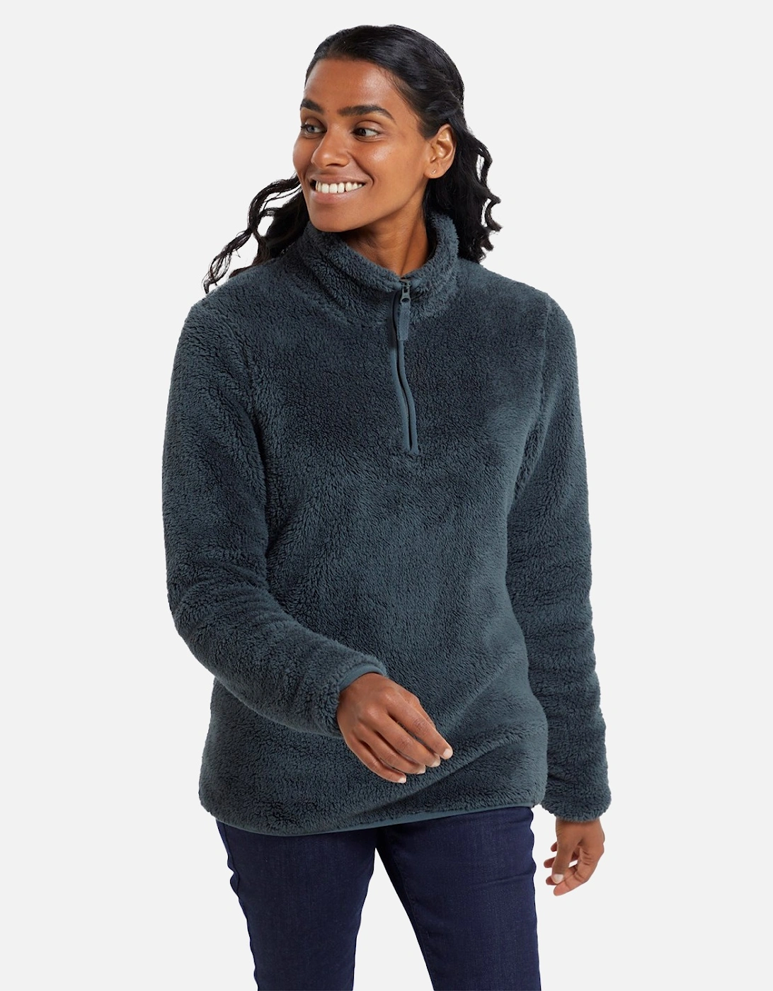 Womens/Ladies Teddy Fleece Quarter Zip Fleece Top