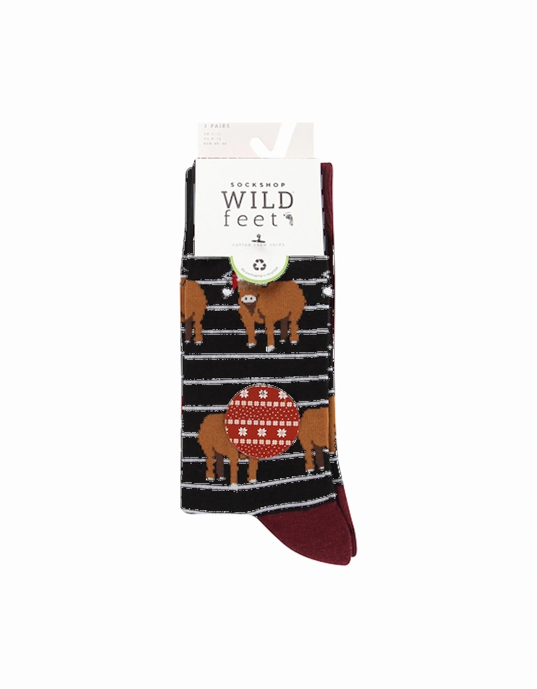 Wild Feet 3pk Hanging Gift Set Highland Cows