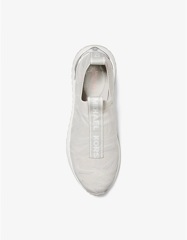 Bodie Logo Embossed Stretch Knit Slip-On Trainer