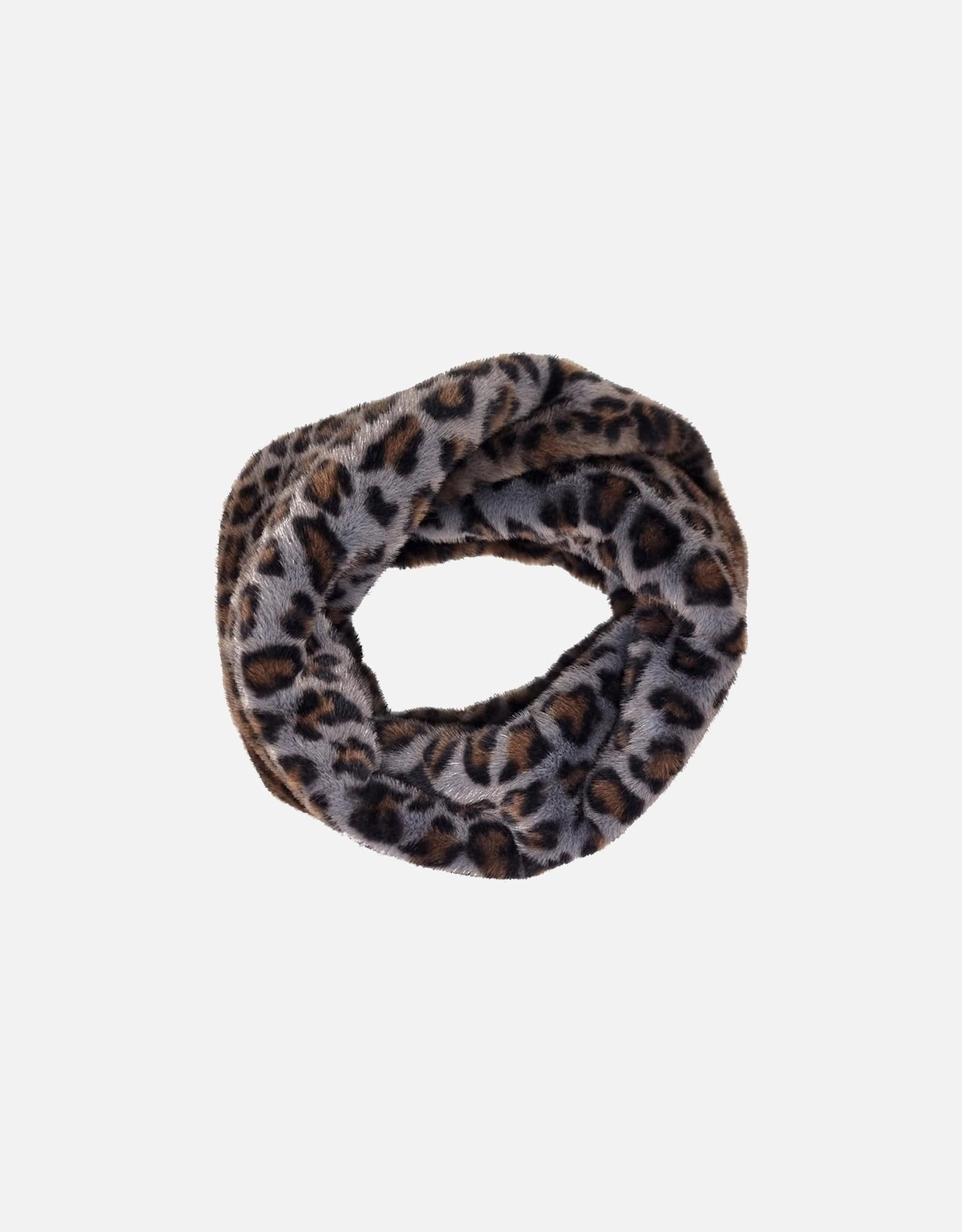 SNUGGY SNOOD IN GREY LEO, 3 of 2