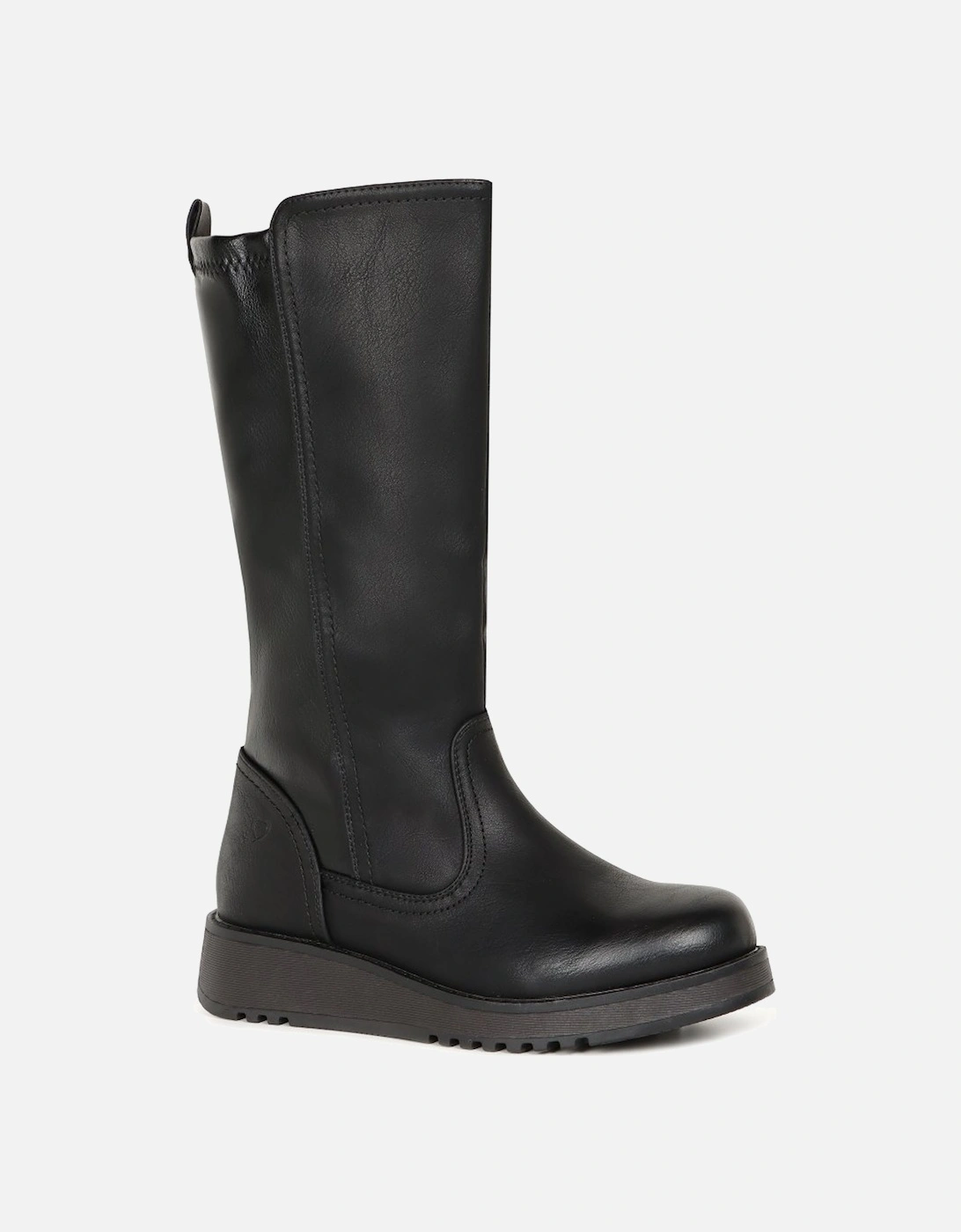 Heavenly Feet Women's Luna Womens Knee High Boots - Black - Size: 6