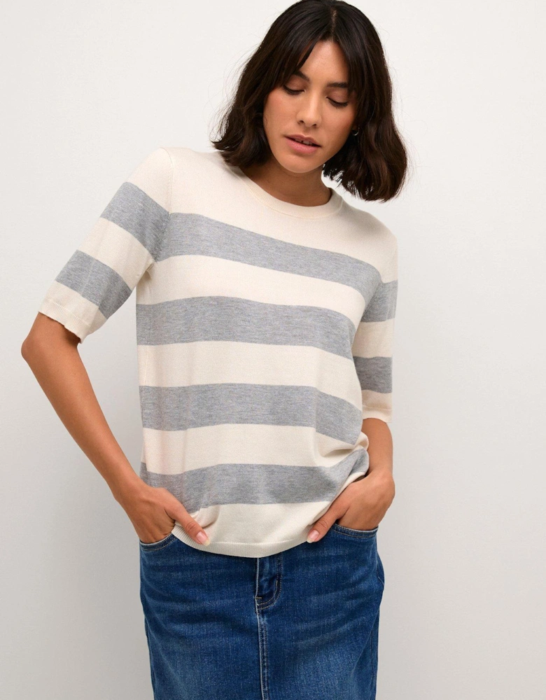 Kalizza Short Sleeve Stripe Pullover - Multi