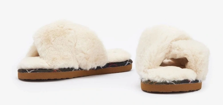 Women's Eliza Mule Slippers In Ivory