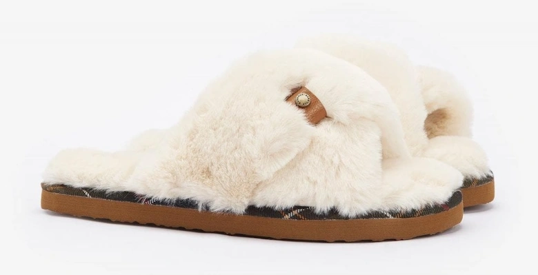 Women's Eliza Mule Slippers In Ivory