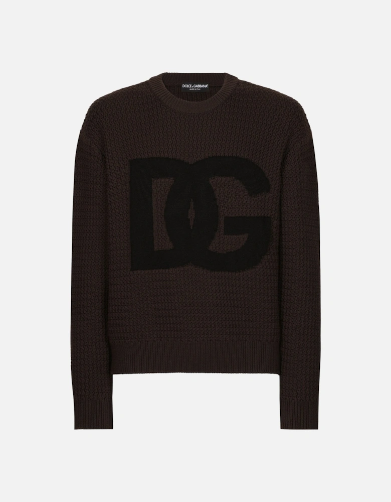 Macro DG Logo Sweater Brown