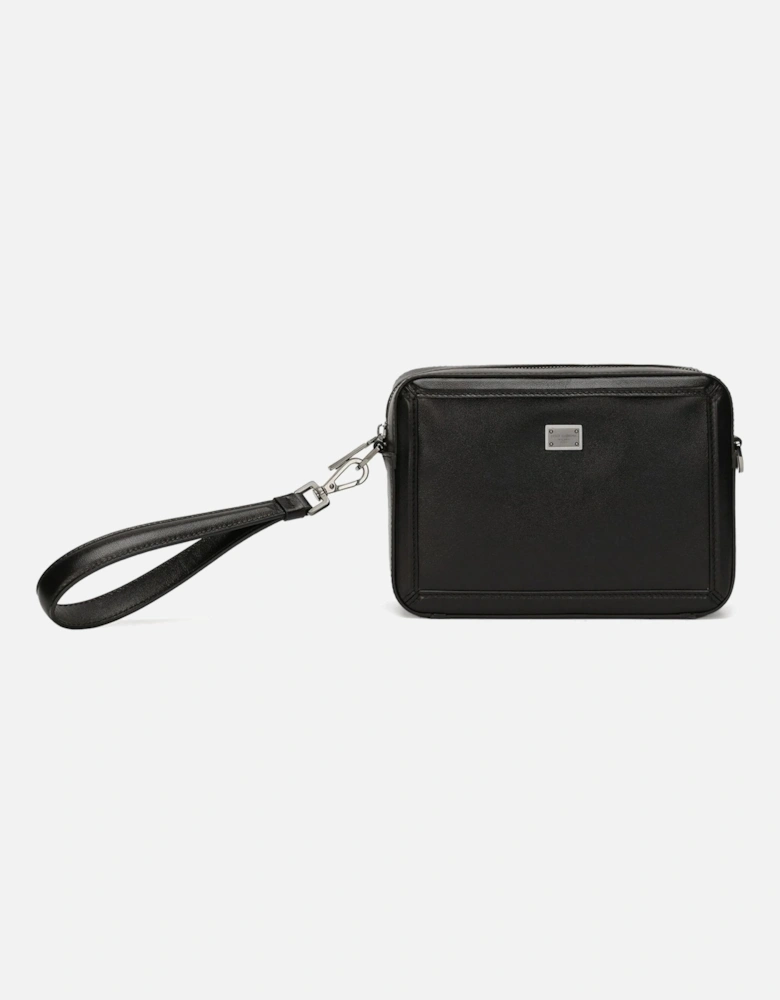 Leather Minibag-Cross Body Black