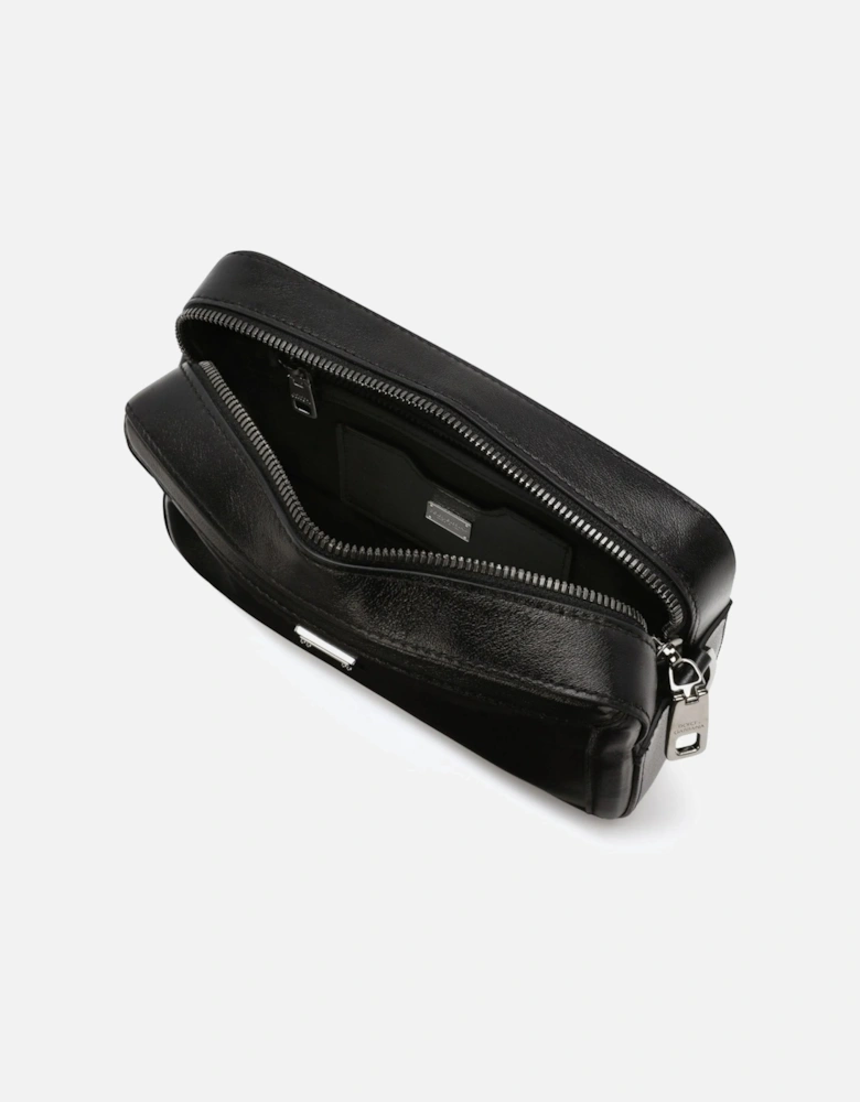 Leather Minibag-Cross Body Black