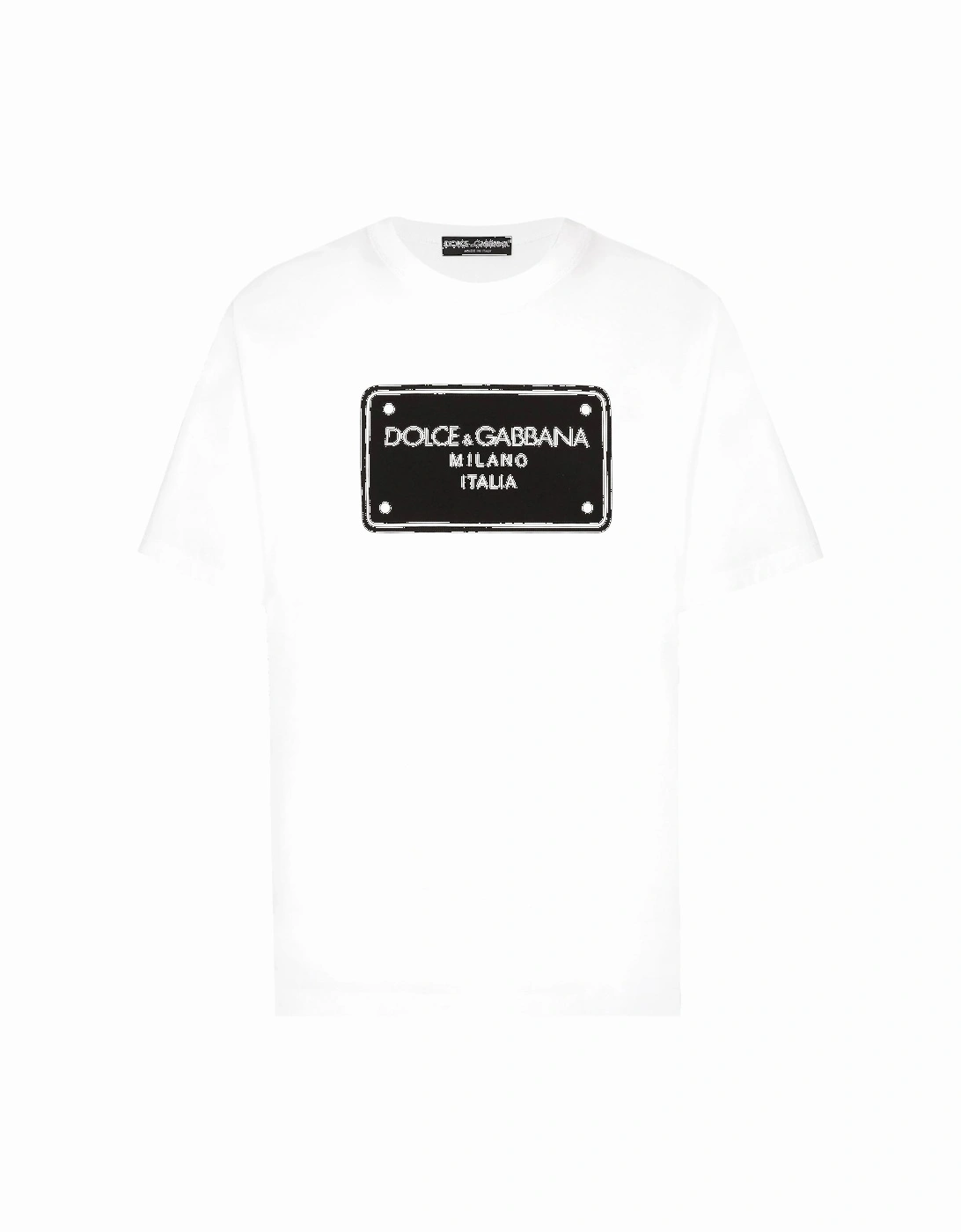 Printed Plaque Over Fit T-Shirt White, 3 of 2