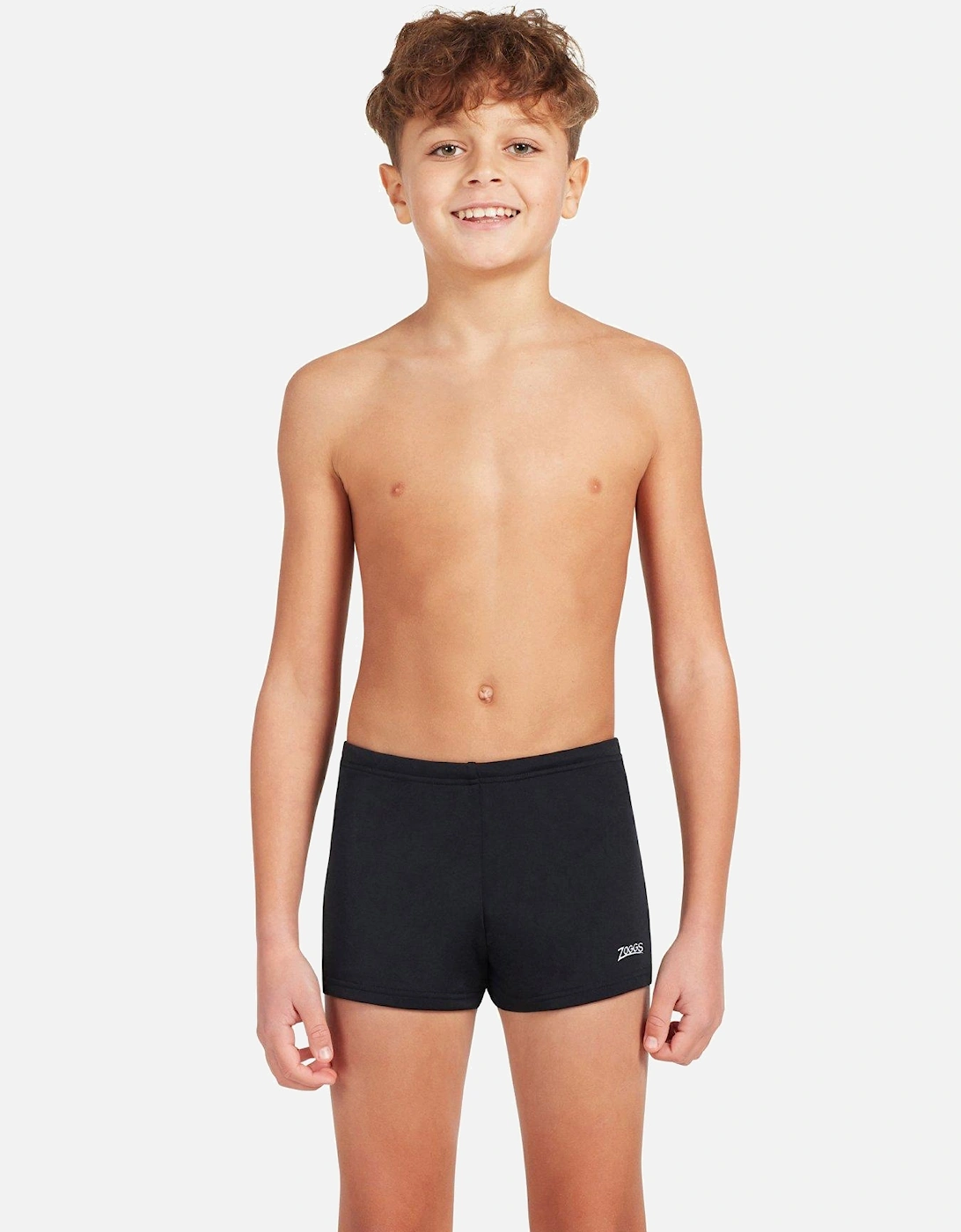 Boys Ecolast+ Cottesloe Hip Racer Swim Shorts - Black, 4 of 3